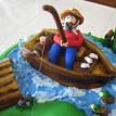 Golf & Fishing Cake