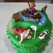 Golf & Fishing Cake